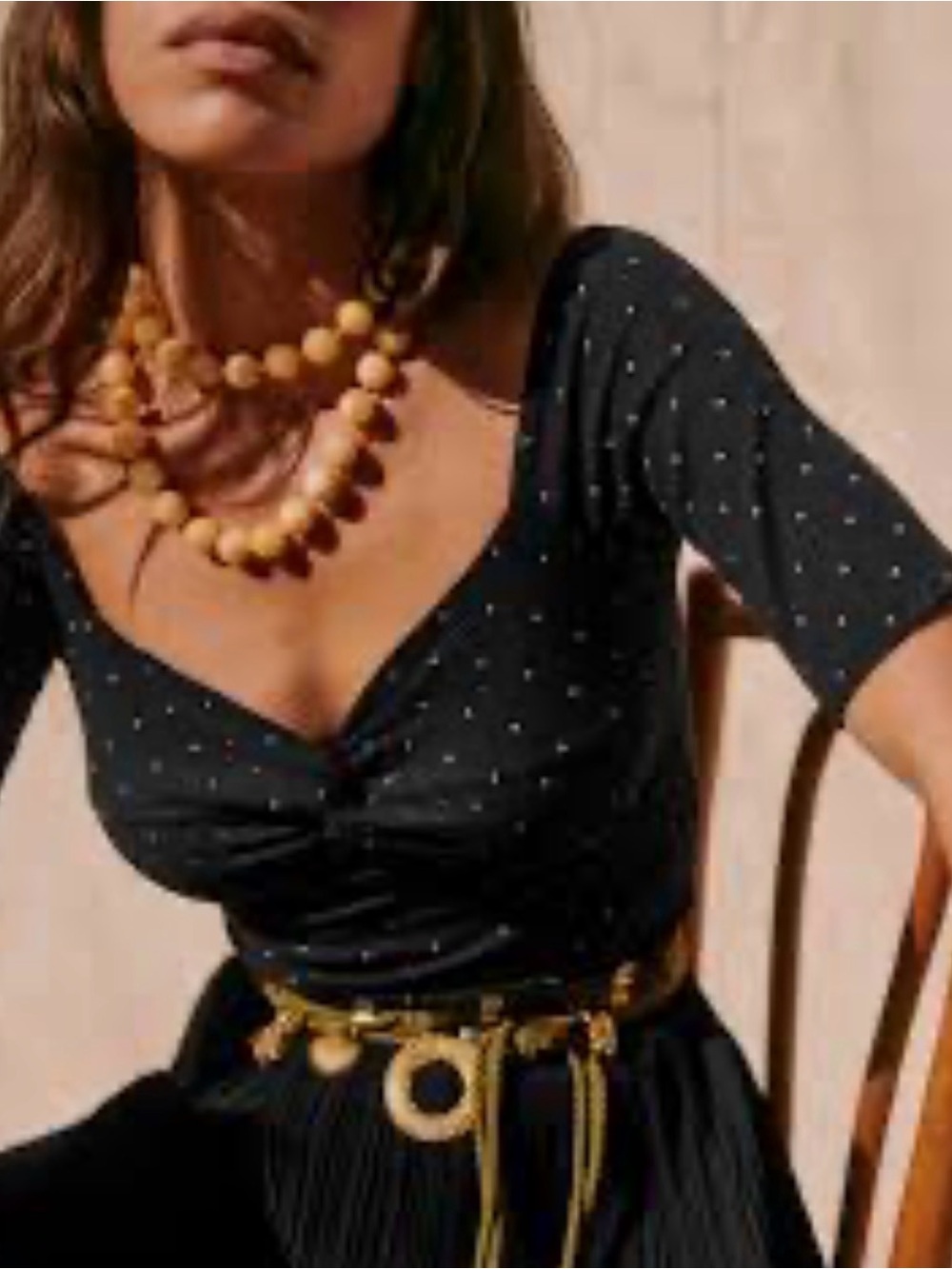 Sezane Caro Shirt in Polka Dot